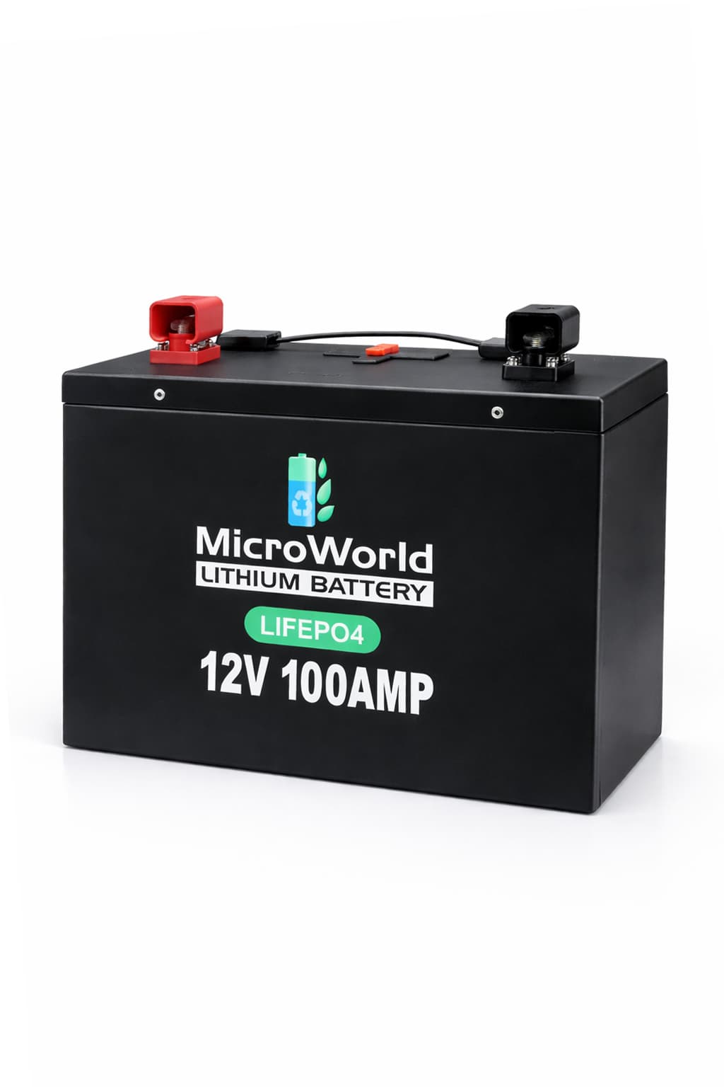 MicroWorld 12V 100Ah Lithium Battery (Simple BMS) view 2