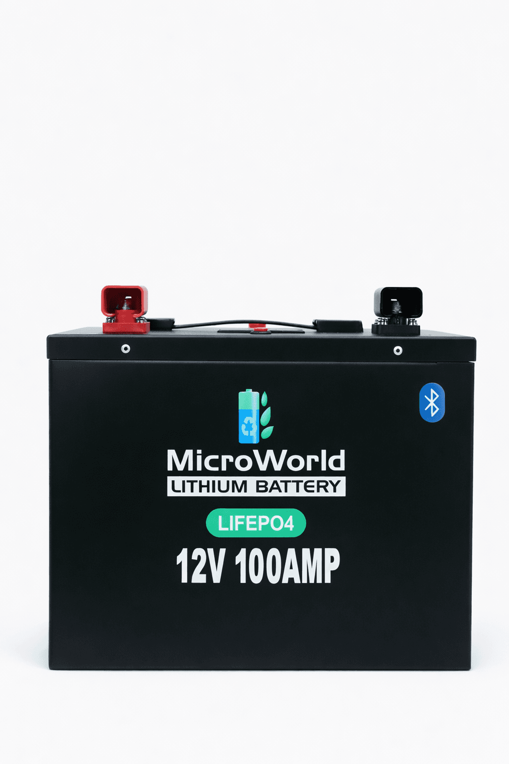 MicroWorld 12V 100Ah Smart Lithium Battery (Bluetooth & App)