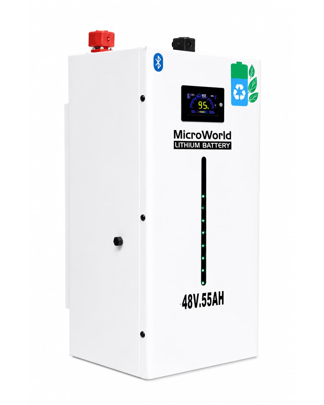 MicroWorld 48V 55Ah Smart Lithium Battery view 2