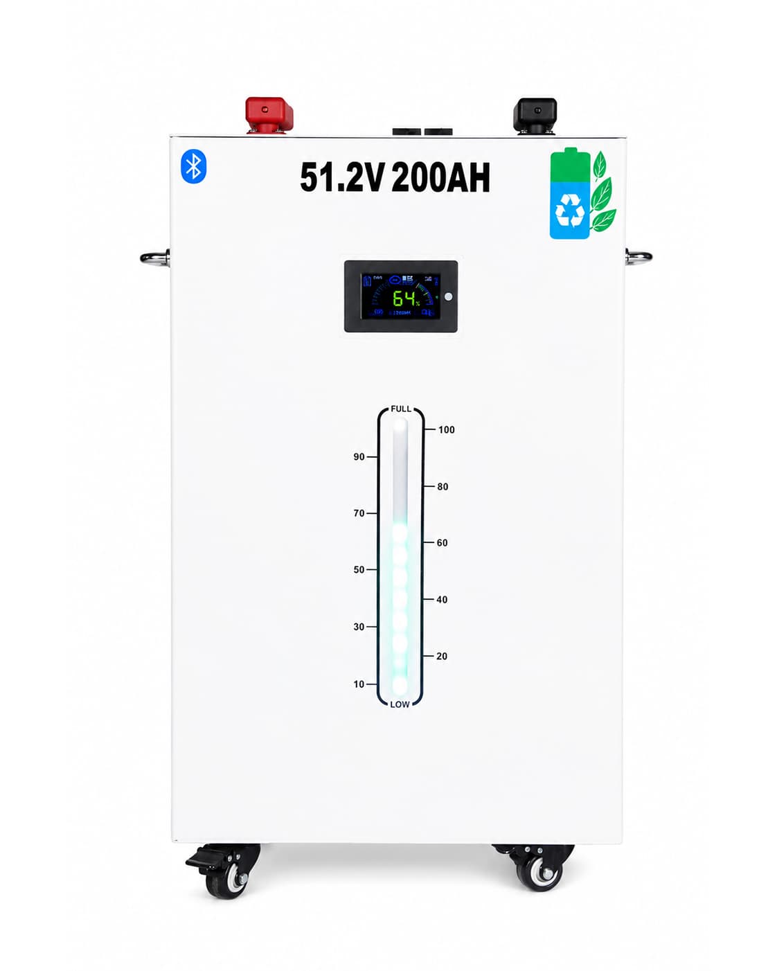 MicroWorld 51.2V 200Ah Smart Lithium Battery (with Built-in Fire Extinguisher)