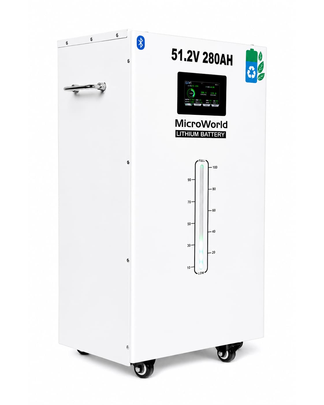 MicroWorld 51.2V 280Ah Smart Lithium Battery (with Built-in Fire Extinguisher) view 2